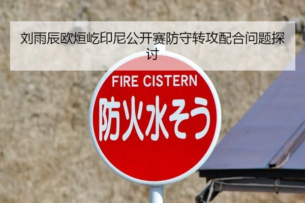 刘雨辰欧烜屹印尼公开赛防守转攻配合问题探讨